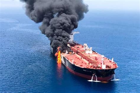 Unidentified Shell Strikes Oil Tanker in Strait of Hormuz; Fire Contained